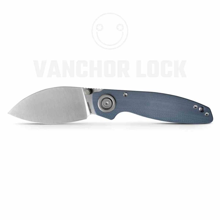 Couteau VOSTEED Shilin Cutter Blue Lame  Acier 154CM Manche G10 Vanchor Lock Clip VOSA2809 - Livraison Gratuite