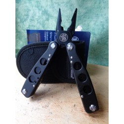 Pince Outil Multifonction Smith&Wesson Multitool Acier Lames Tournevis Etui Nylon SWMT1CP - Livraison Gratuite