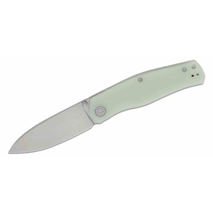 Couteau CIVIVI Sokoke Jade Lame Acier 14C28N Manche G10 Linerlock Clip CIVC220075 - Livraison Gratuite