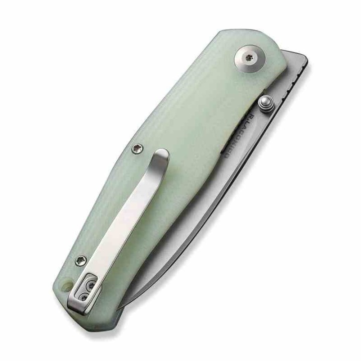 Couteau CIVIVI Sokoke Jade Lame Acier 14C28N Manche G10 Linerlock Clip CIVC220075 - Livraison Gratuite