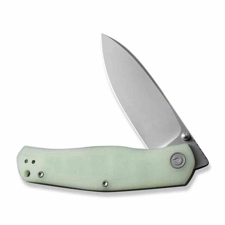 Couteau CIVIVI Sokoke Jade Lame Acier 14C28N Manche G10 Linerlock Clip CIVC220075 - Livraison Gratuite