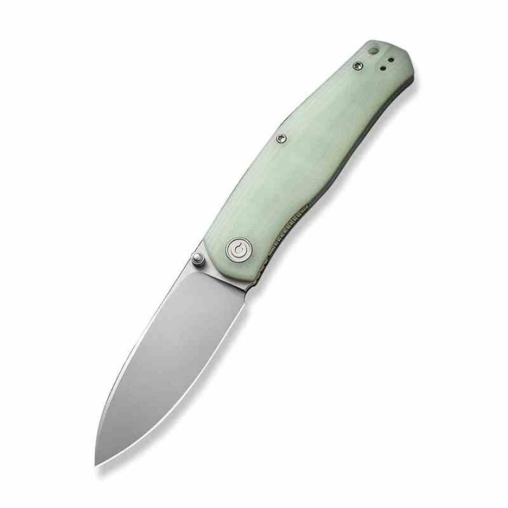 Couteau CIVIVI Sokoke Jade Lame Acier 14C28N Manche G10 Linerlock Clip CIVC220075 - Livraison Gratuite
