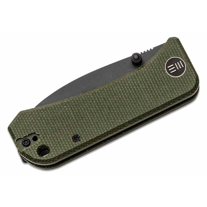 Couteau WE Knife Banter Green Lame Acier S35VN Manche Micarta KIVT Linerlock Clip WE2004J - Livraison Gratuite