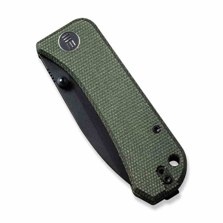 Couteau WE Knife Banter Green Lame Acier S35VN Manche Micarta KIVT Linerlock Clip WE2004J - Livraison Gratuite