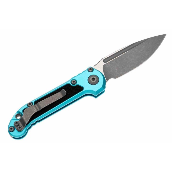 Couteau Microtech LUDT Gen III S/E Turquoise Lame Drop Point Acier M390MK USA MCT113510APTQ - Livraison Gratuite