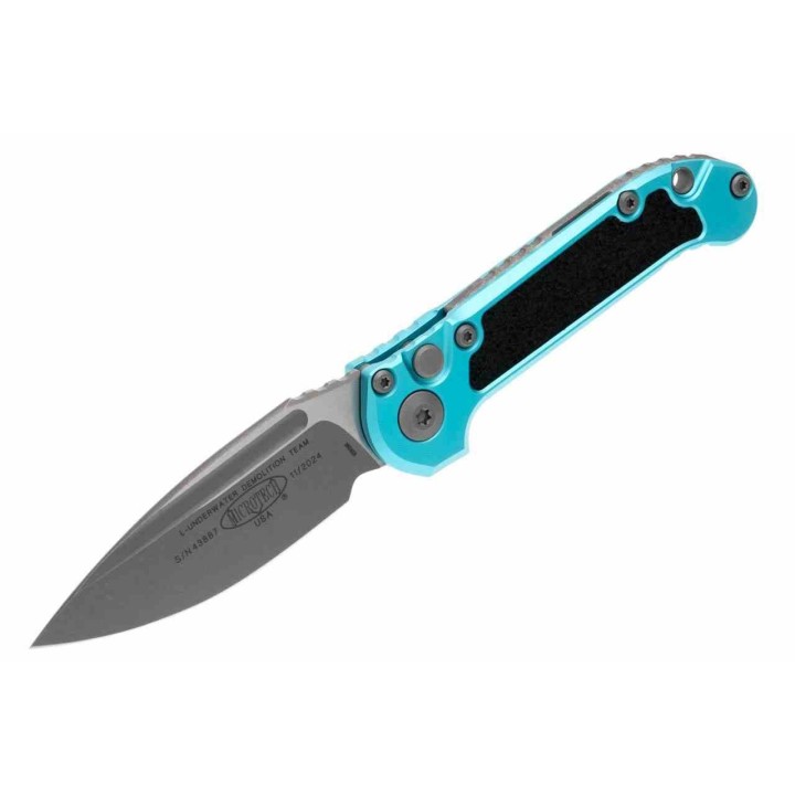 Couteau Microtech LUDT Gen III S/E Turquoise Lame Drop Point Acier M390MK USA MCT113510APTQ - Livraison Gratuite