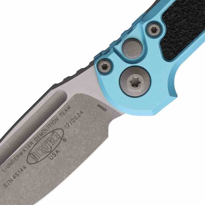 Couteau Microtech LUDT Gen III S/E Turquoise Lame Drop Point Acier M390MK USA MCT113510APTQ - Livraison Gratuite