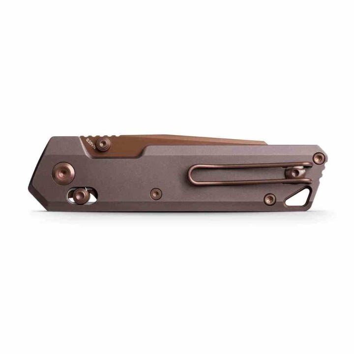 Couteau VOSTEED Parallel Manche Titane Purple Lame Acier S35VN Copper Dune Crossbar Lock VOSA3505 - Livraison Gratuite