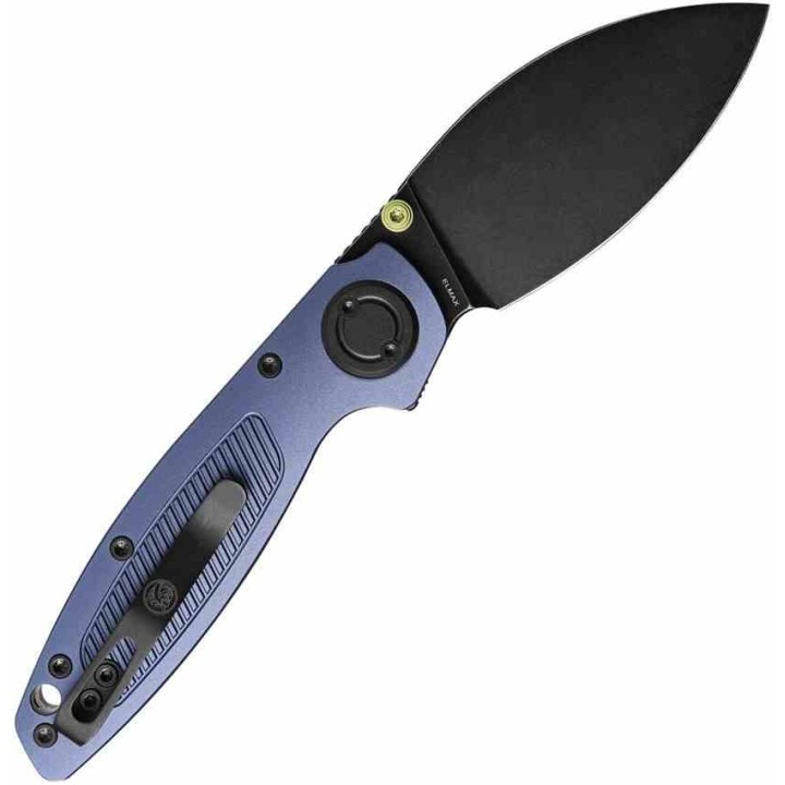Couteau VOSTEED Shilin Cutter Vanchor Lock Lame  Acier Elmax Black Manche Aluminium Violet Clip VOSA2806 - Livraison Gratuite