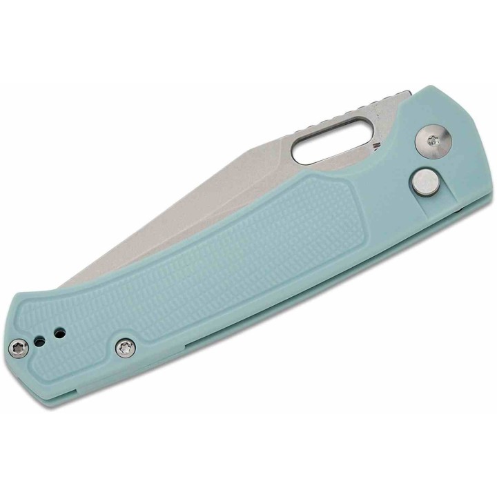 Couteau ArtisanCutlery Revel Mint Green Lame Acier AR-RPM9 Manche FRN Button Lock KIVT ATZ1867PMG - Livraison Gratuite
