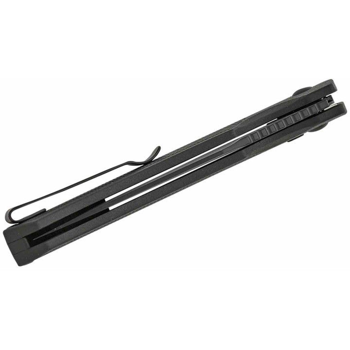Couteau ArtisanCutlery Revel Black Lame Acier AR-RPM9 Manche FRN Button Lock KIVT ATZ1867PBBK - Livraison Gratuite