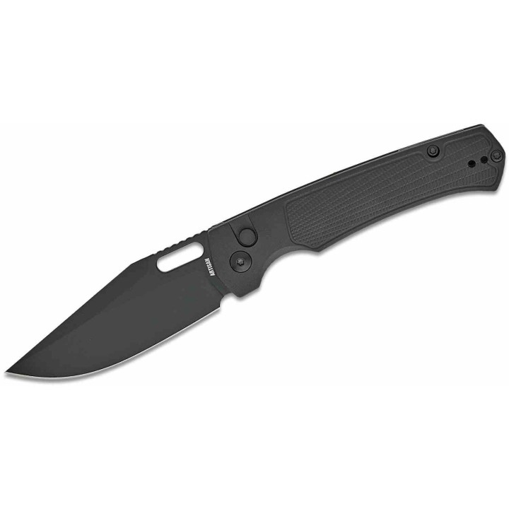 Couteau ArtisanCutlery Revel Black Lame Acier AR-RPM9 Manche FRN Button Lock KIVT ATZ1867PBBK - Livraison Gratuite