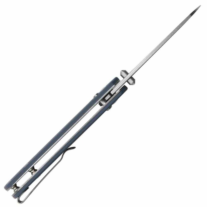 Couteau CJRB Lyrid Gray Lame Acier AR-RPM9 Manche G10 Crossbar KIVT Clip J1953GY - Livraison Gratuite