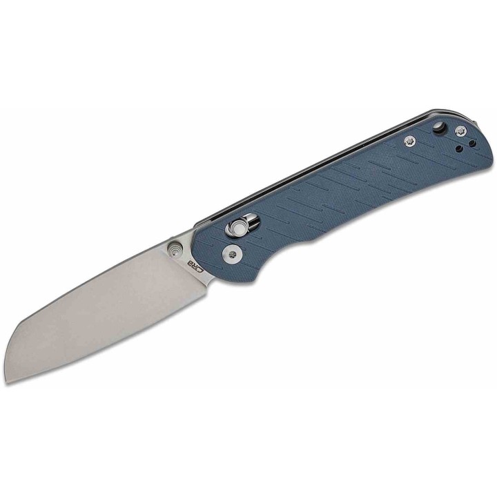 Couteau CJRB Lyrid Gray Lame Acier AR-RPM9 Manche G10 Crossbar KIVT Clip J1953GY - Livraison Gratuite
