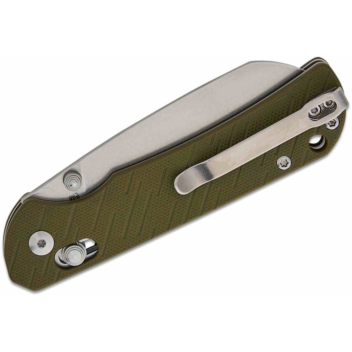 Couteau CJRB Lyrid Green Lame Acier AR-RPM9 Manche G10 Crossbar KIVT Clip J1953GN - Livraison Gratuite 