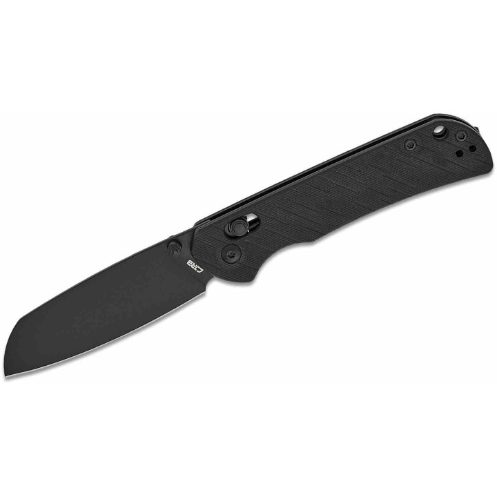 Couteau CJRB Lyrid Black Lame Acier AR-RPM9 Manche G10 Crossbar KIVT Clip J1953BBK - Livraison Gratuite