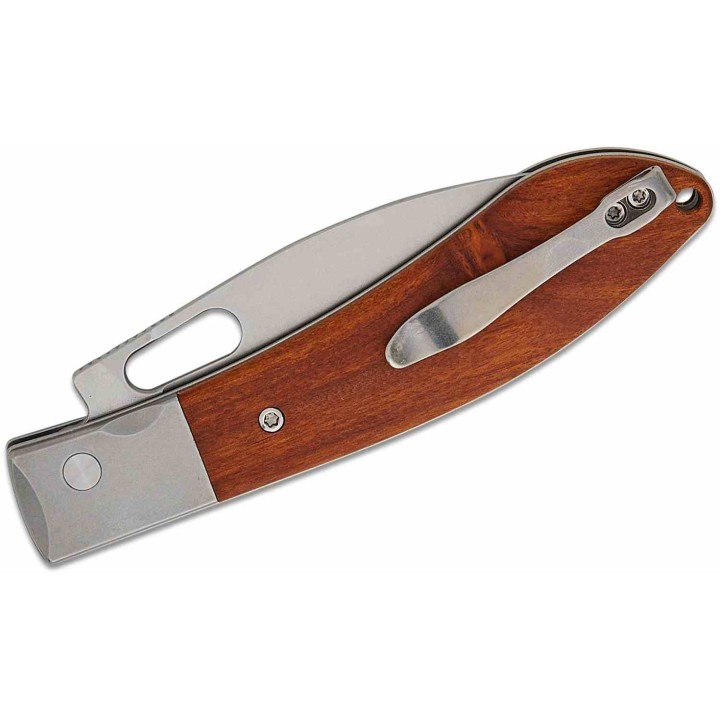 Couteau CJRB Cutlery Sasaya Wood Lame Acier AR-RPM9 Manche Bois Mitres Acier Button Lock KIVT J1959WD - Livraison Gratuite