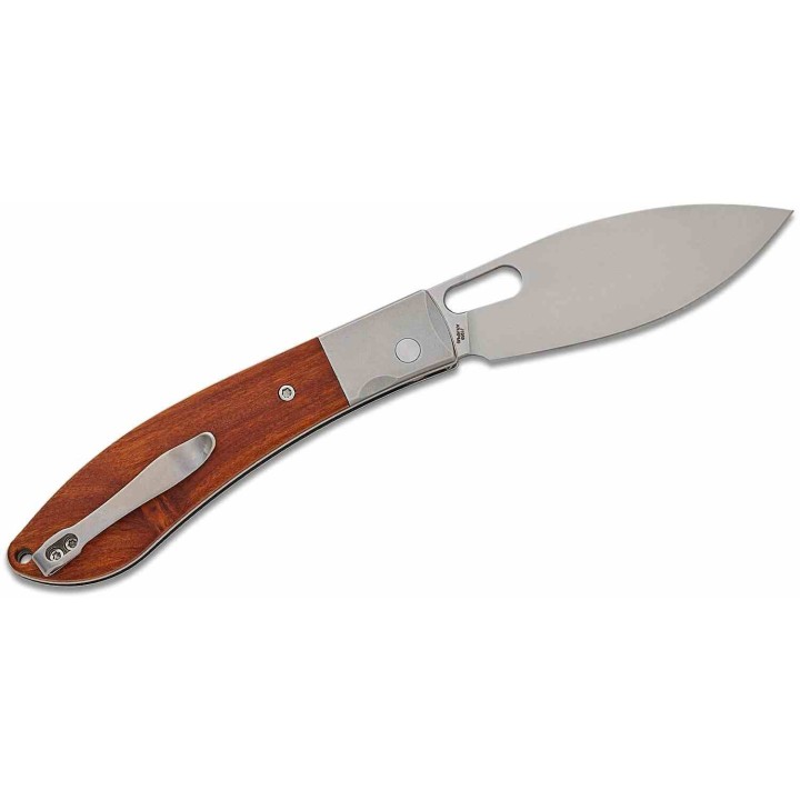 Couteau CJRB Cutlery Sasaya Wood Lame Acier AR-RPM9 Manche Bois Mitres Acier Button Lock KIVT J1959WD - Livraison Gratuite