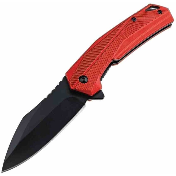 Couteau Tac Force A/O Lame Acier 3Cr13MoV Manche Alu Rouge Linerlock Clip TF2018RD - Livraison Gratuite
