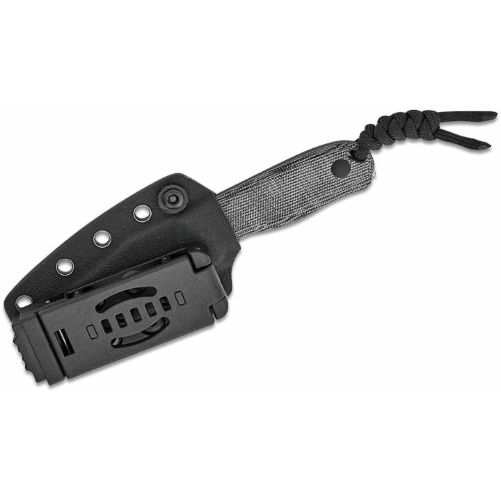 Couteau Kizer Drop Bear Fixed Lame Acier AEB-L Manche Micarta Noir Etui Kydex KI1092A1 - Livraison Gratuite
