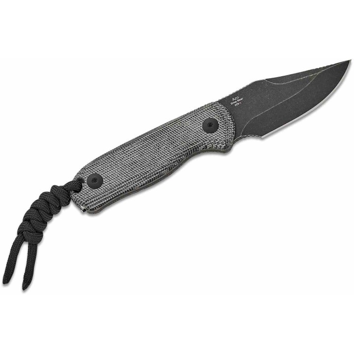Couteau Kizer Drop Bear Fixed Lame Acier AEB-L Manche Micarta Noir Etui Kydex KI1092A1 - Livraison Gratuite